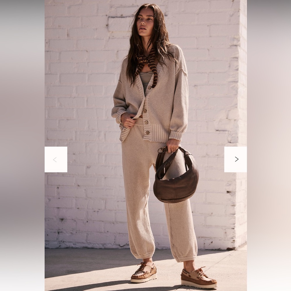 Free People Beach Hailee Cardigan Sweater Set